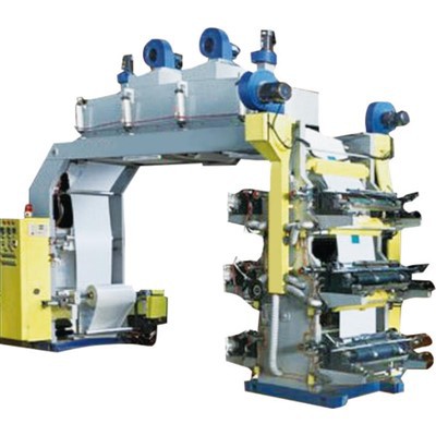 छह-रंगीन कागज चिपकने वाली लेटरप्रेस प्रिंटिंग मशीन